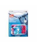 Anneaux-marquage mailles, Prym, Trois coloris assortis, 30 pièces