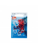 Anneaux de marquage des mailles, Prym, Rouge, blanc et bleu prune, Plastique