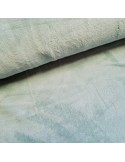 Tissu, Éponge Bambou Doudou Double Face, Vert Émeraude, Laize 150 cm, 40% Bambou 40% Coton 20% Polyester