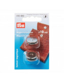 Fermoir magnétique, Prym, Argent, 19 mm, Métal
