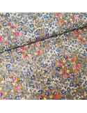Tissu, Dentelle Fleurie, Multicolore, Laize 150 cm, 100% Polyester