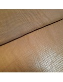 Tissu, Mousseline Unie, Marron Chocolat, Laize 150 cm, 100% Polyester