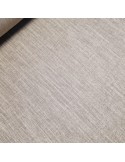 Tissu, Flammé Panama Texturé, Taupe, Laize 140 cm, Polyester d'Ameublement 300g/m²