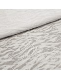 Tissu, Mousseline Dévorée, Blanc Pur, Laize 150 cm, 100% Polyester