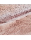 Tissu, Fourrure Épaisse Unie, Bois de Rose, Laize 150 cm, 100% Polyester 1125g/ml