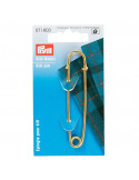 Épingle pour kilt, Prym, Doré, 76 mm, Laiton laqué