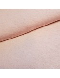 Tissu, Jersey Dévoré Uni, Saumon, Laize 150 cm, Polyester Spandex