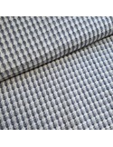 Tissu, Tartan Écossais Classique, Vert Sapin, Bleu Marine et Rouge Brique, Laize 150 cm, Viscose, Soie et Polyester