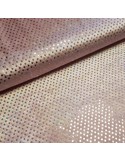 Tissu, Panne de Velours Disco, Rose, Laize 150 cm, 100% Polyester