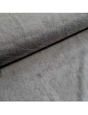 Tissu, Fourrure Uni, Gris Anthracite, Laize 150 cm, 100% Polyester