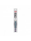 Crochet pour laine ergonomique, Prym ergonomics, Bleu prune-blanc, 18 cm, Ø 12 mm, Plastique