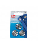 Bouton pression à coudre, Prym, Argent, 21 mm, Laiton