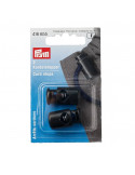 Arrêt cordon, Prym, Noir, 1 trou, Plastique