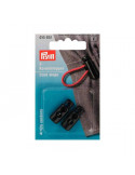 Arrêt cordon, Prym, Noir, Petit 2 trous, Plastique