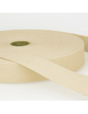 Sangle coton, 30mm, écru