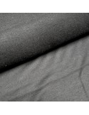 Tissu, Jersey de Coton Uni, Noir Intense, Laize 150 cm, Coton Stretch Oeko-Tex