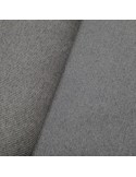 Tissu, Bord-côte tubulaire, Gris, Laize 27 cm, Coton/Élasthanne