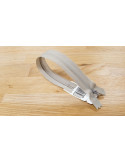 Fermeture à glissière, Prym Z41 invisible spiralée 4 mm, Gris clair, 60 cm, Nylon