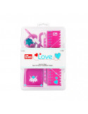 Kit de couture pour débutant, Prym Love, Fuchsia et Menthe, Plastique