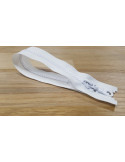Fermeture à glissière, Prym Z54 moulée séparable, Blanc, 60 cm, Polyester