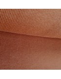 Tissu, Bord-côte tubulaire, Terracotta, Laize 27 cm, Coton/Élasthanne