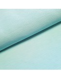 Tissu, Jersey Côte de Cheval Uni, Turquoise, Laize 170 cm (déplié), Polyester Spandex Oeko-Tex