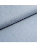 Tissu, Jersey de Coton Uni, Bleu Chiné, Laize 160 cm, Coton Stretch Oeko-Tex