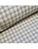 Tissu, Maille esprit Chanel, Gris et Blanc, Laize 150 cm, 70% Viscose 30% Coton