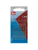 Aiguilles à repriser longues, Prym, N° 5-9, Acier trempé