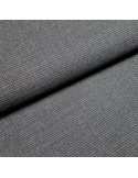 Tissu, Toile Piquée Unie, Gris Anthracite, Laize 140 cm, Polyester Viscose Spandex