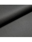 Tissu, Mousseline Lourde Stretch, Noire, Laize 150 cm, 95% Polyester 5% Spandex