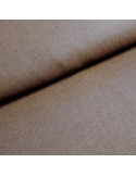 Tissu, Gabardine Uni, Marron, Laize 150 cm, Laine Polyester