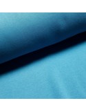 Tissu, Sweat Épais Uni, Bleu Pétrole, Laize 155 cm, Coton Polyester