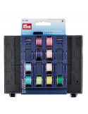Boîte de rangement pour canettes, Prym, Bleu prune, 32 canettes, Plastique