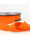 Ruban sergé coton, 30mm, orange