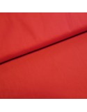 Tissu, Voile de Coton Uni, Rouge Vif, Laize 140 cm, 100% Coton 98g/m²