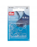 Accessoires soutien-gorge, Prym, Transparent, 6 et 8 mm, Plastique
