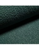 Tissu, Lainage Bouclette, Vert Émeraude, Laize 150 cm, 100% Polyester 450g/ml