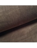 Tissu, Polaire Doudou Uni, Marron Chocolat, Laize 155 cm, 100% Polyester
