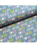 Tissu, Jersey de Coton Imprimé 