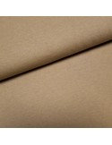 Tissu, Sweat Léger Uni, Camel Chiné, Laize 160 cm, Coton Recyclé