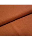 Tissu, Voile de Coton Uni, Terracotta, Laize 140 cm, 100% Coton 98g/m²