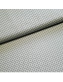 Tissu, Popeline de Coton Ronds, Vert Clair, Laize 148 cm, 100% Coton 130g/m²