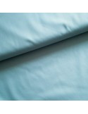 Tissu, Popeline de Coton Unie, Bleu Céladon, Laize 150 cm, 100% Coton 195g/ml