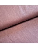 Tissu, Lin Lavé Uni, Rose Poudré, Laize 140 cm, 100% Lin 322g/m²