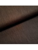 Tissu, Lin Lavé Uni, Marron Foncé, Laize 140 cm, 100% Lin 230g/m²