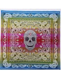 Tissu, Panneau Jacquard WEST Géométrique, Multicolore, Laize 140 cm, Polyester Coton d'Ameublement