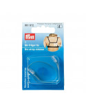 Maintien bretelles soutien-gorge, Prym, Transparent, 10 mm, Polyuréthane
