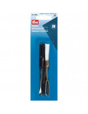 Nécessaire d'entretien pour machines à coudre, Prym, Bleu prune, Brosse 25 mm et fentes 2 et 5 mm, Nylon et laiton